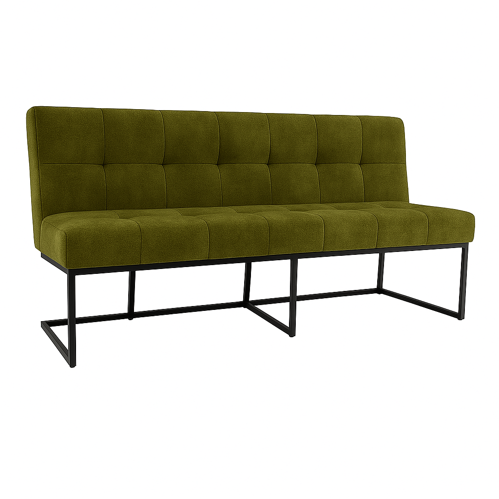 Bancheta catifea CABALLERO culoare VERDE