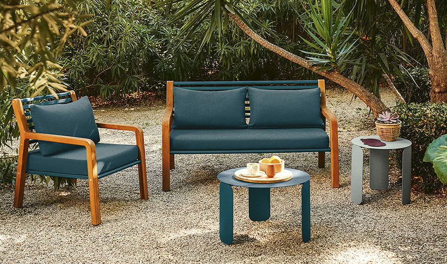 Culori și materiale pentru mobilierul din grădină