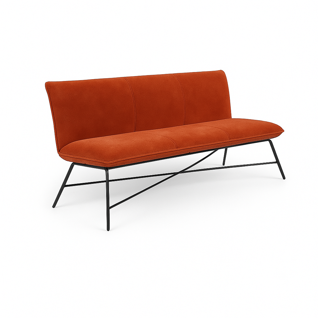 Bancheta catifea ROZ | model FLIP