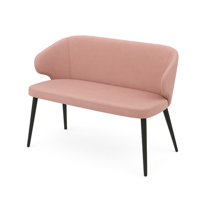 Bancheta catifea CAPRICE culoare ROZ PAL