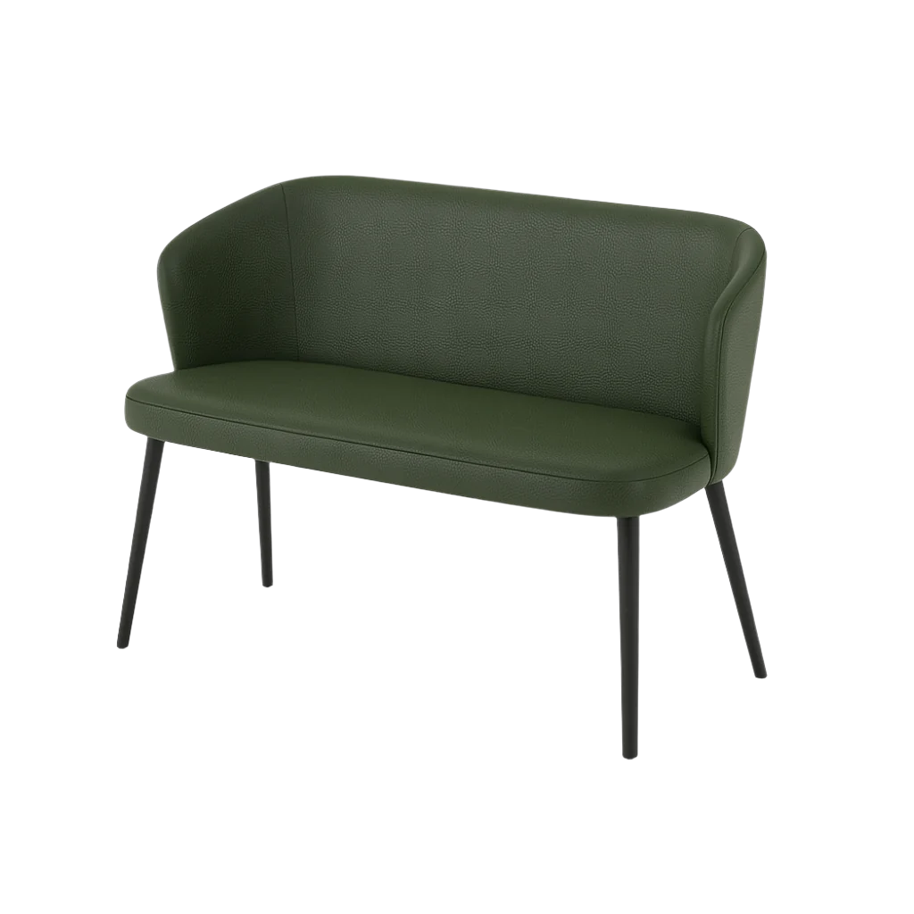 Bancheta piele BRUNO culoare VERDE