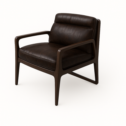 Fotoliu piele MARO Inchis | model DARIA 