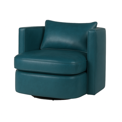 Fotoliu piele ALBASTRA | model DAVIDE