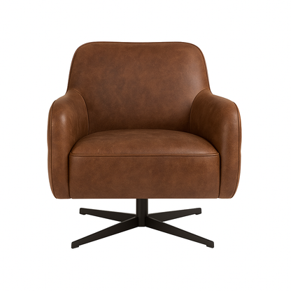 Fotoliu piele TAUPE | model RICO