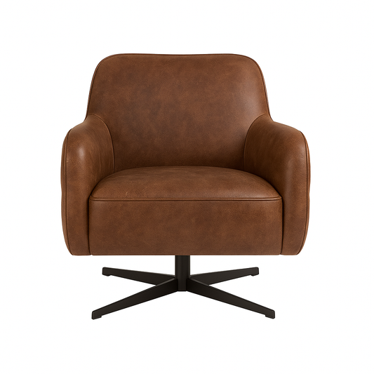 Fotoliu piele TAUPE | model RICO