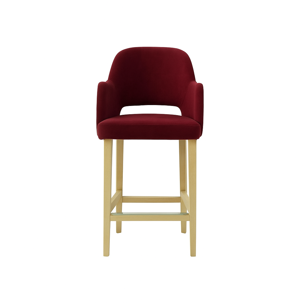 Scaun bar catifea | model APRIL