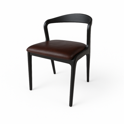 Scaun piele MARO INCHIS | model ELMO NA