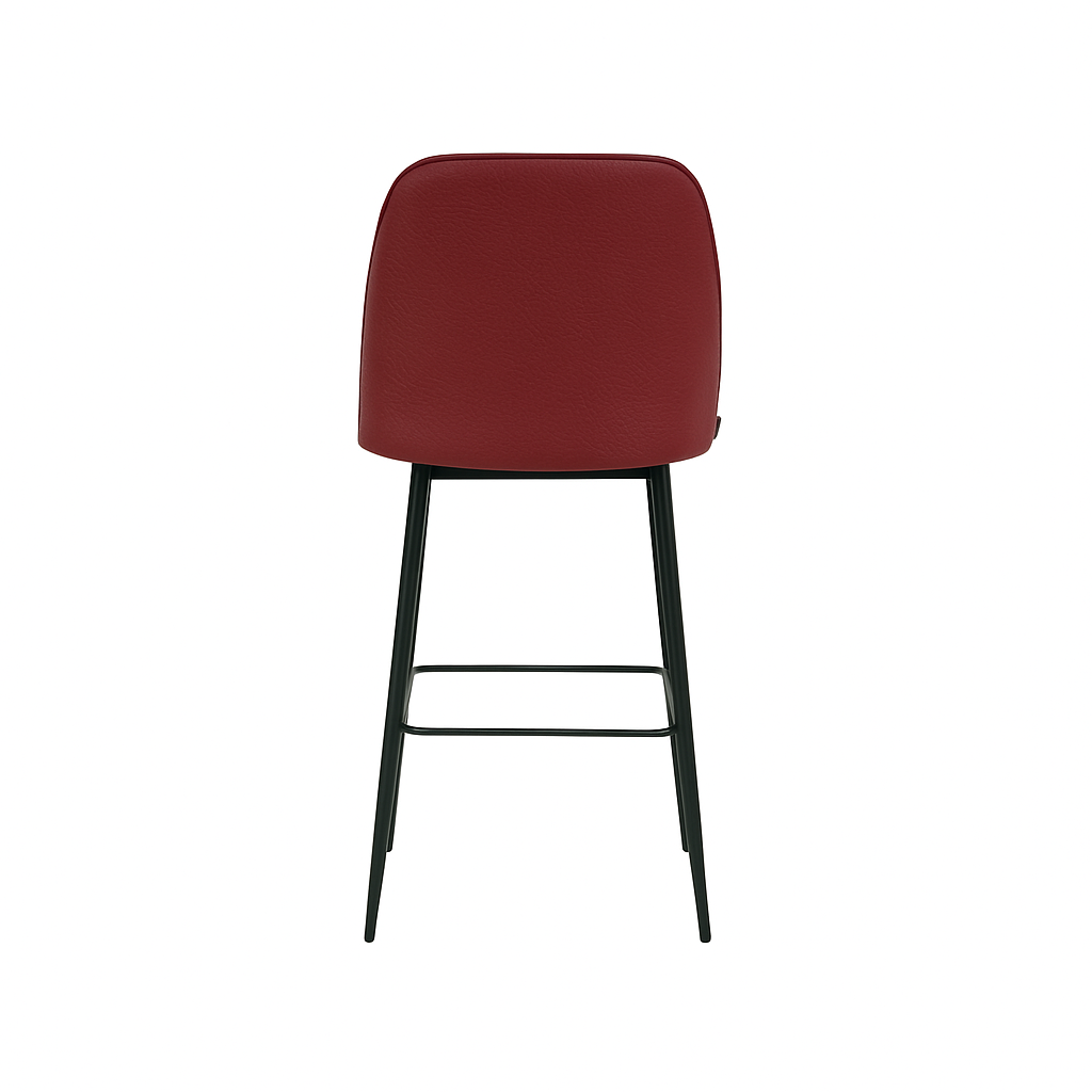 Scaun bar piele naturala ALBASTRA | model FOX