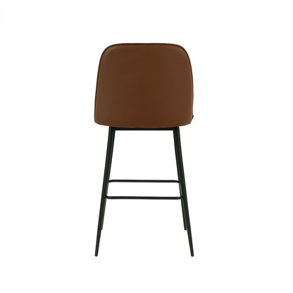 Scaun bar piele naturala VERDE | model FOX