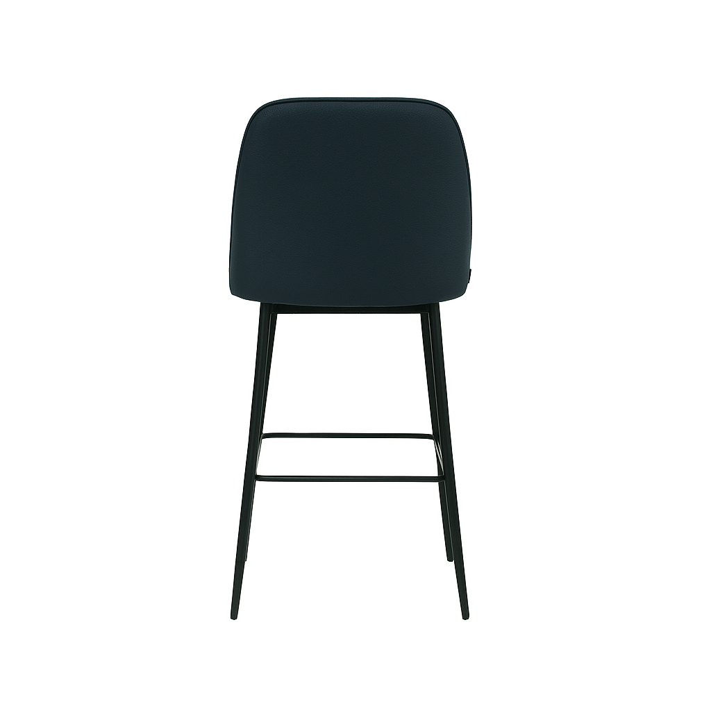 Scaun bar piele naturala ALBASTRA | model FOX