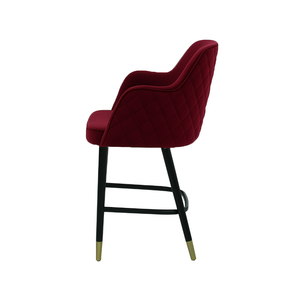 Scaun bar catifea ALBASTRA | model PINO X