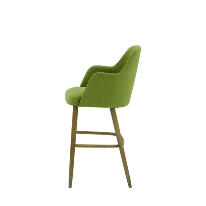 Scaun bar catifea BORDO | model PINO