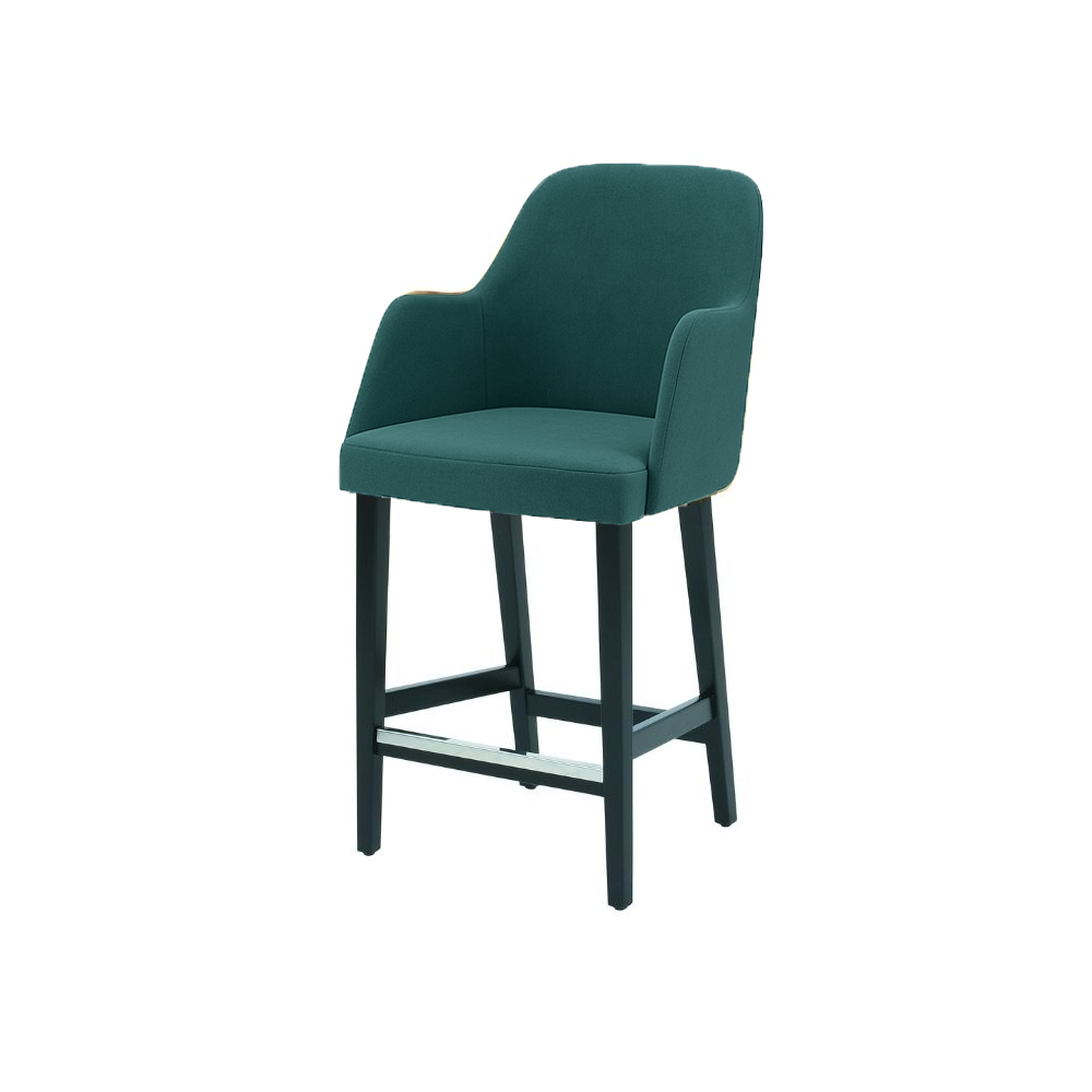 Scaun bar catifea TURCOAZ | model PINO