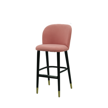 Scaun bar catifea BEJ | model SAM