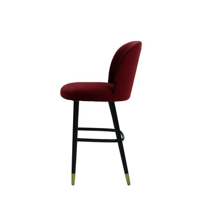 Scaun bar catifea VERDE | model SAM