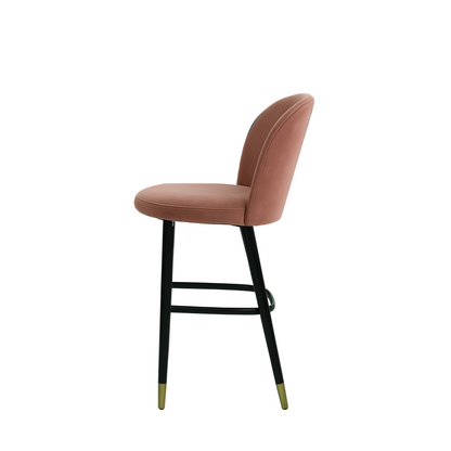 Scaun bar catifea GALBENA | model SAM