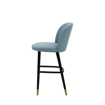 Scaun bar catifea ALBASTRA | model SAM