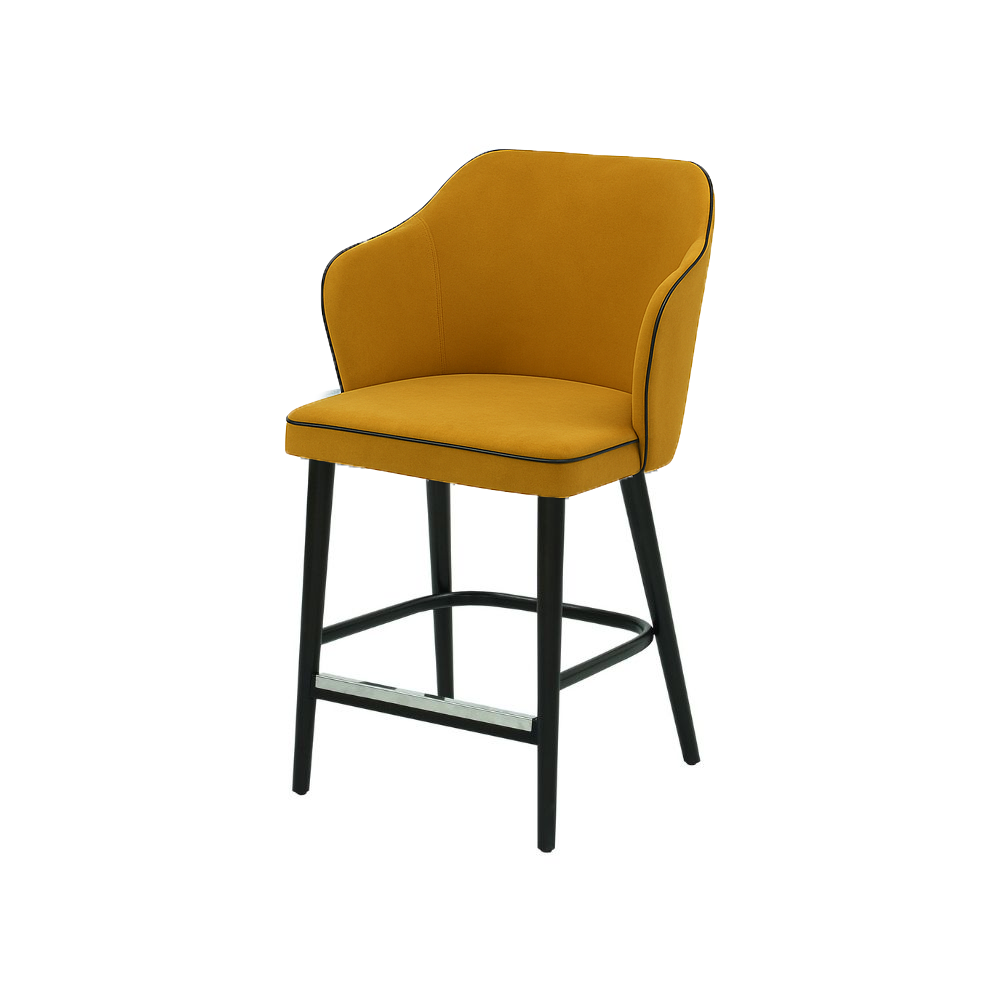 Scaun bar catifea ROZ | model ZEUS