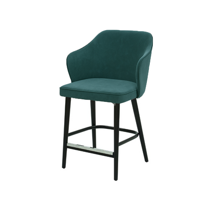 Scaun bar catifea ALBASTRA | model ZEUS