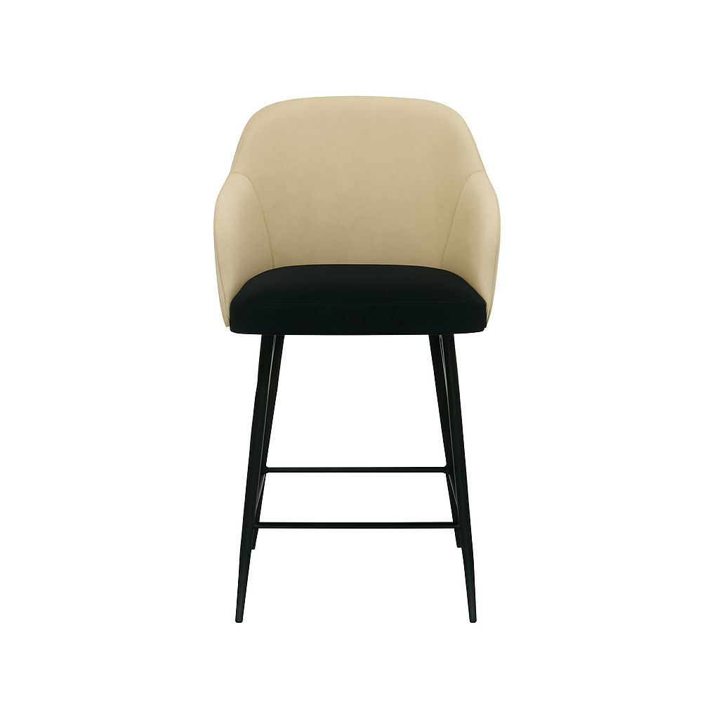 Scaun bar piele BEJ | model ALEX