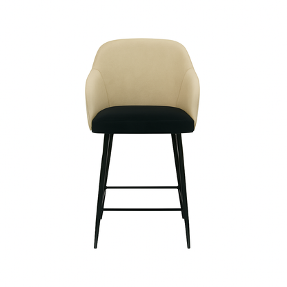 Scaun bar piele BEJ | model ALEX