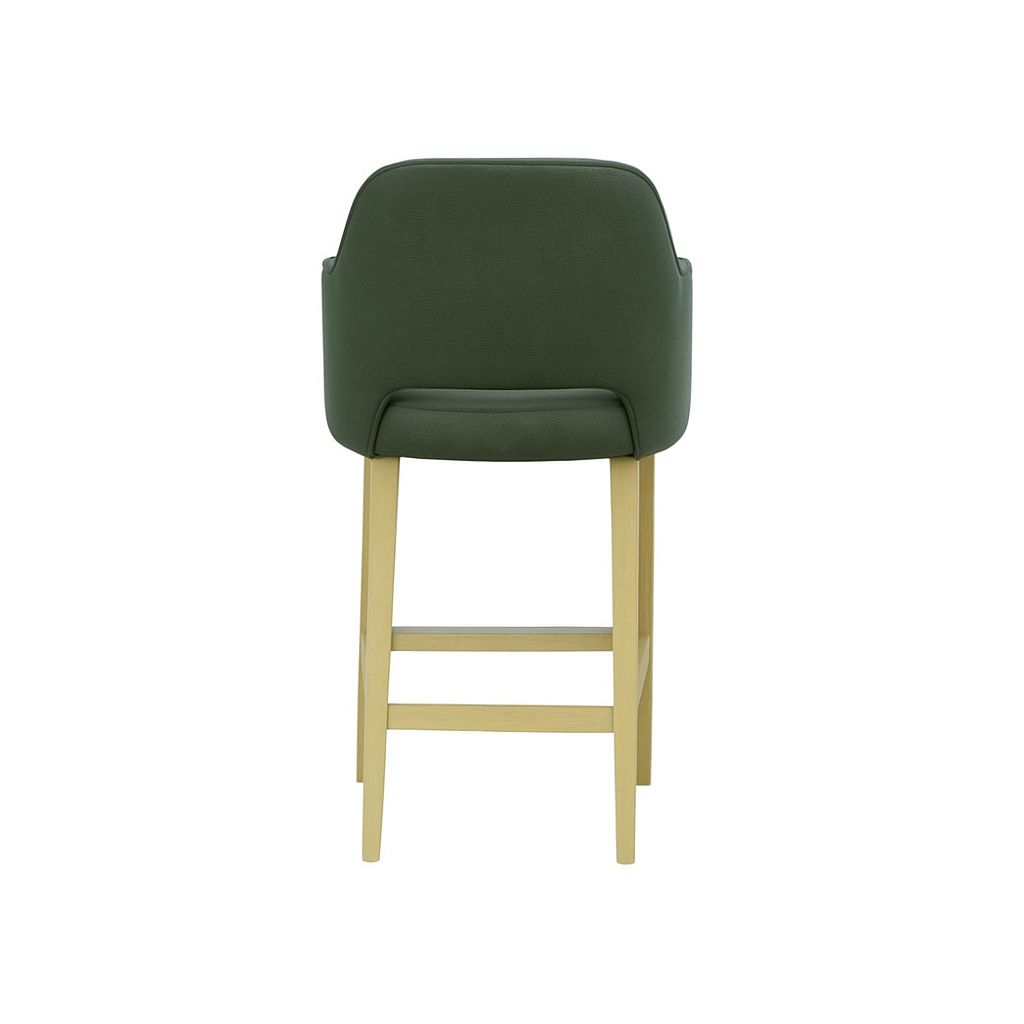 Scaun bar piele GALBENA | model APRIL