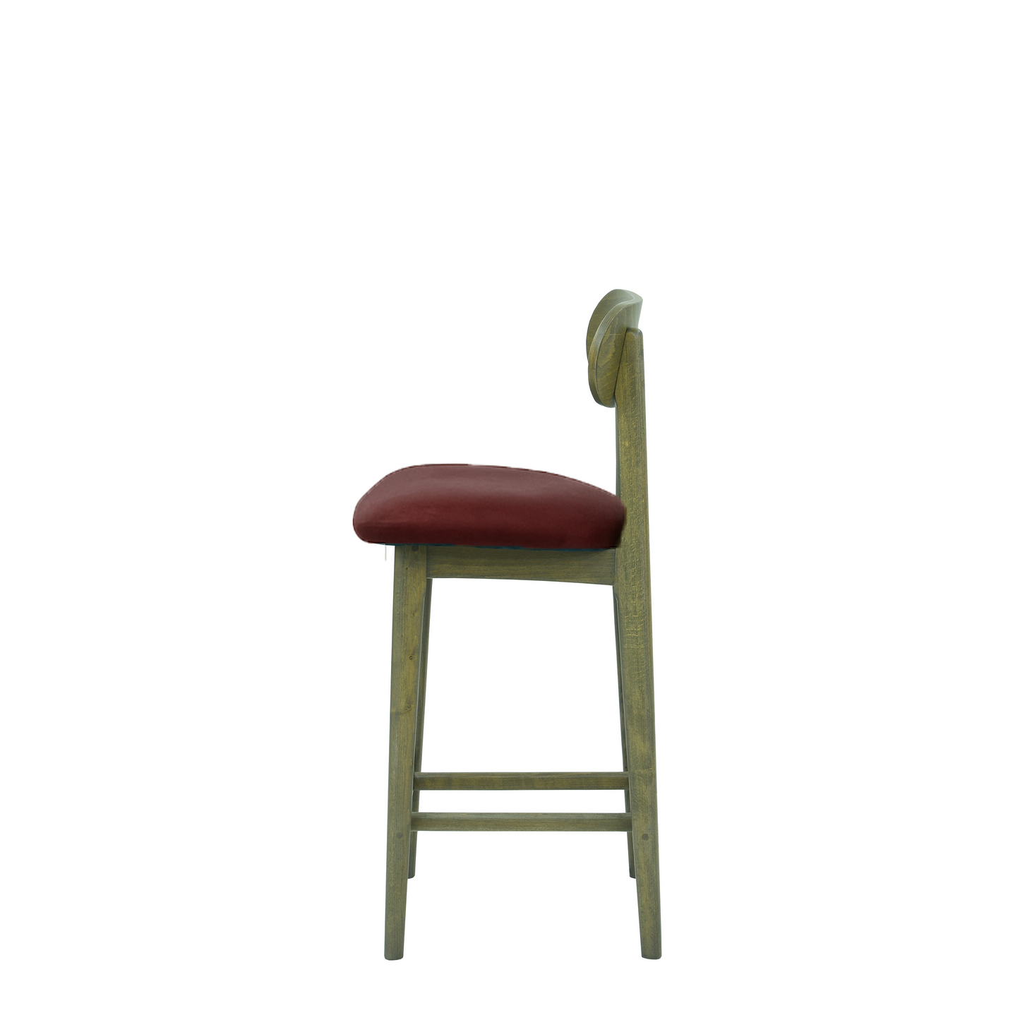 Scaun bar piele VERDE | model CLEO