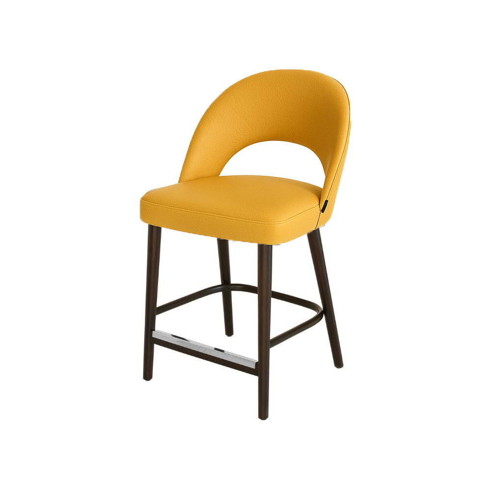 Scaun bar piele VERDE | model EXPRES