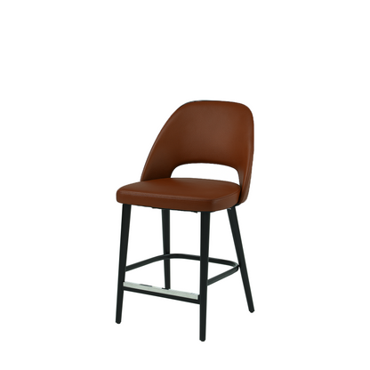 Scaun bar piele ALBA | model GABE