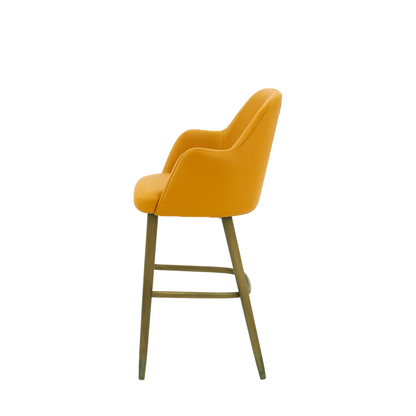 Scaun bar piele VERDE | model PINO