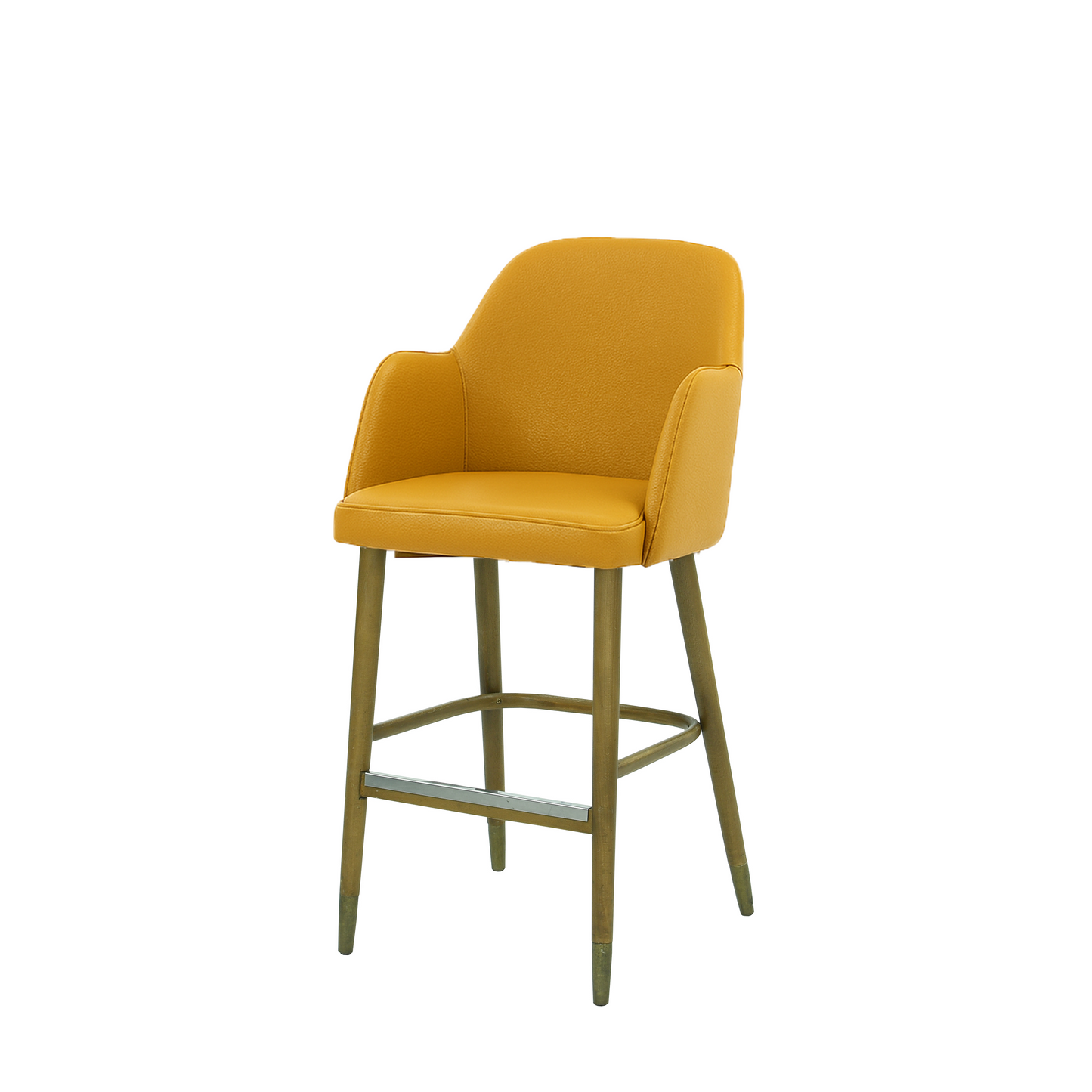 Scaun bar piele BEJ | model PINO