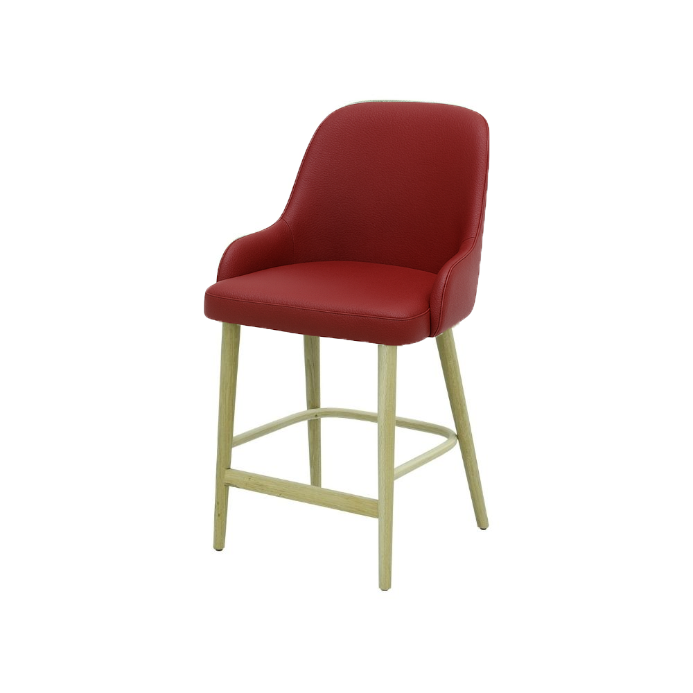 Scaun bar piele ALBA | model ROCCO