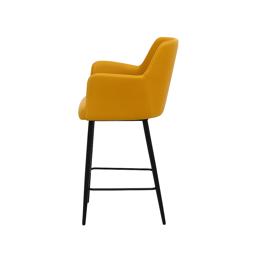 Scaun bar piele BEJ | model SIGMA