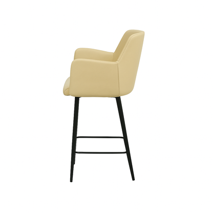 Scaun bar piele BEJ | model SIGMA