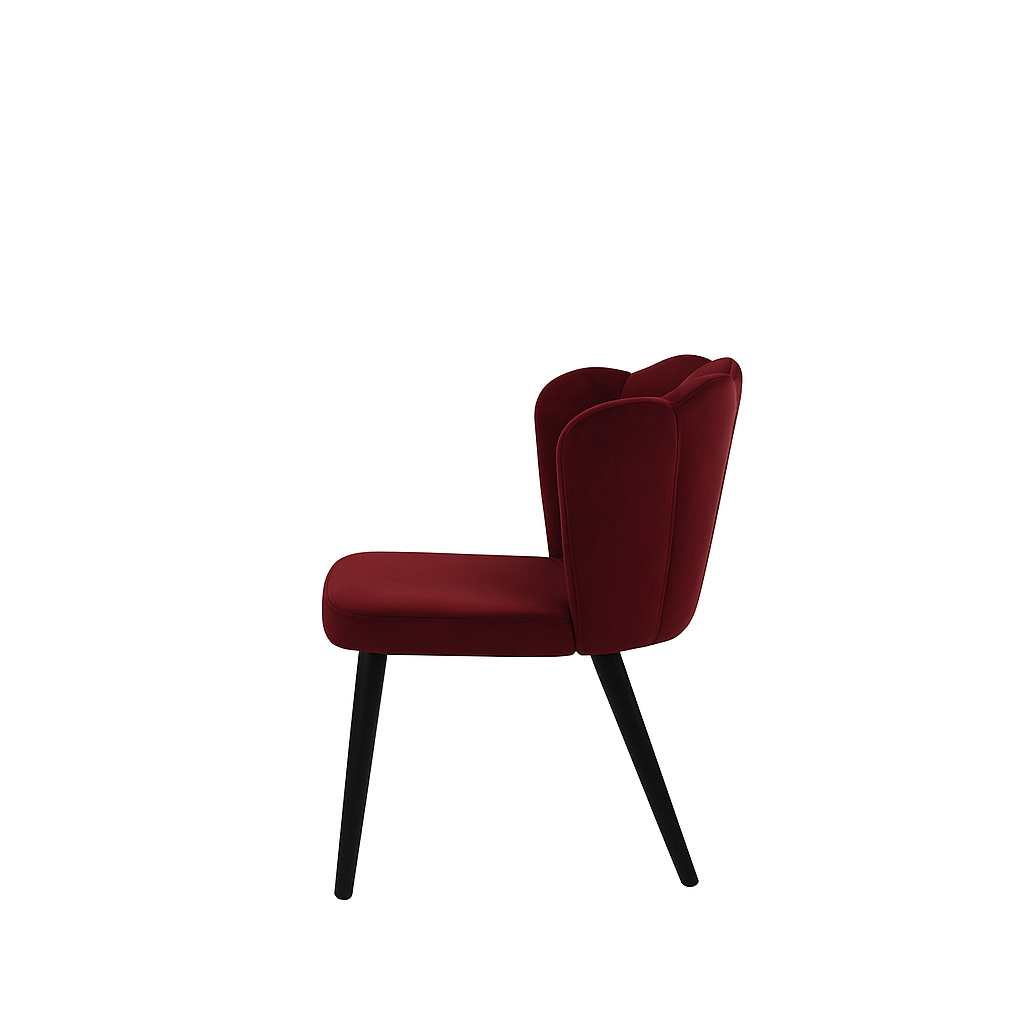 Scaun catifea ROZ | model ARIA