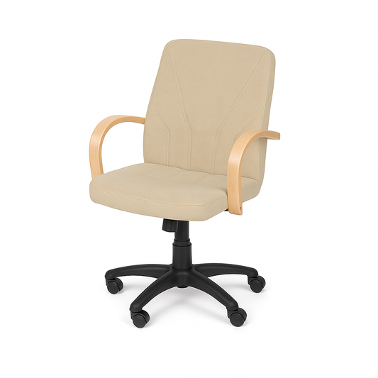 Scaun birou catifea BEJ | model BETA