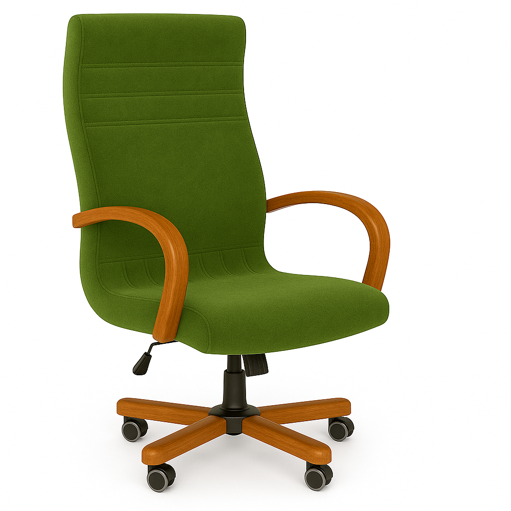 Scaun birou catifea VERDE | model GOLD P