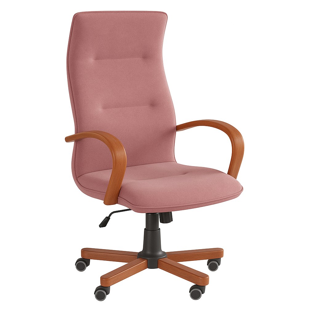 Scaun birou catifea ROZ | model OMEGA P