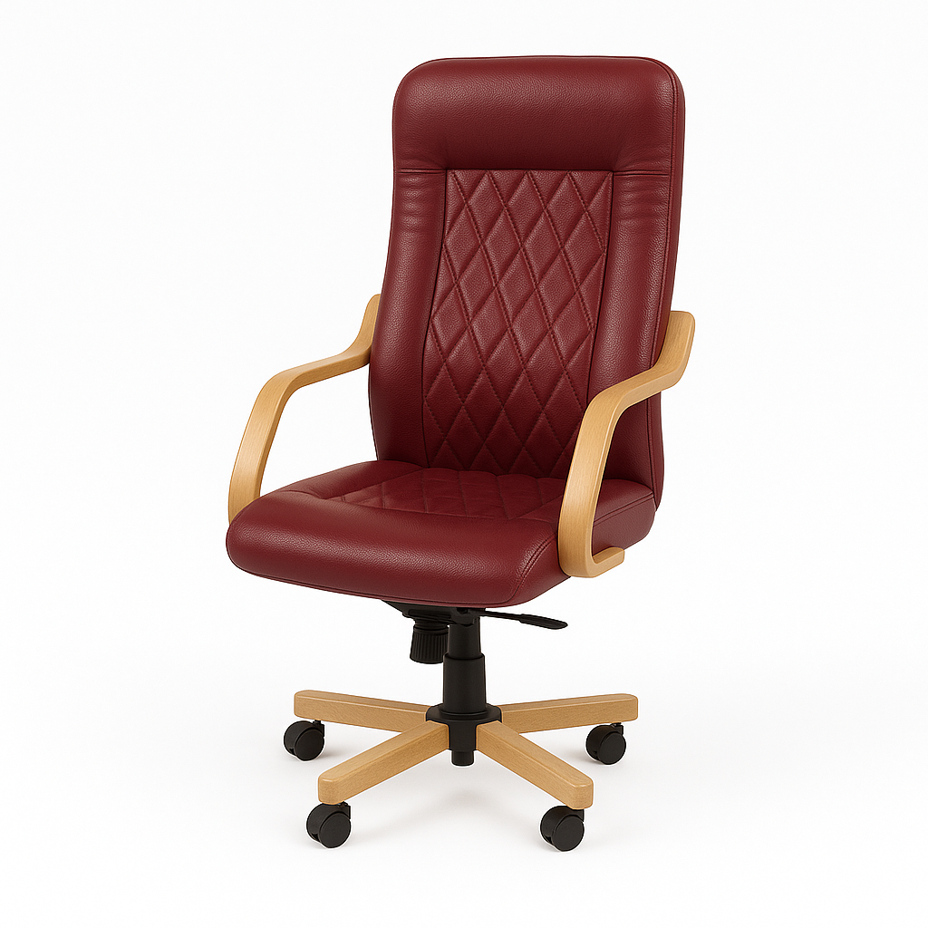 Scaun birou piele ROSIE | model DONALD P