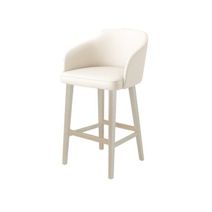 Scaun bar piele naturala MARO | model CROCO