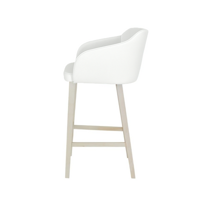 Scaun bar piele naturala MARO | model CROCO