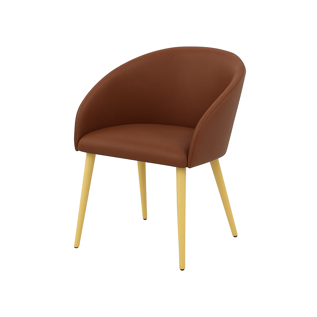 Scaun piele GALBENA | model IBIS