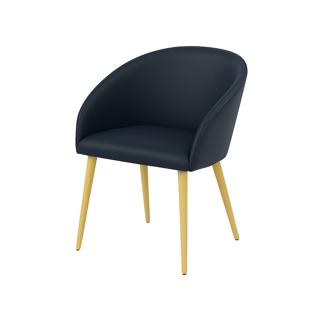 Scaun piele GALBENA | model IBIS