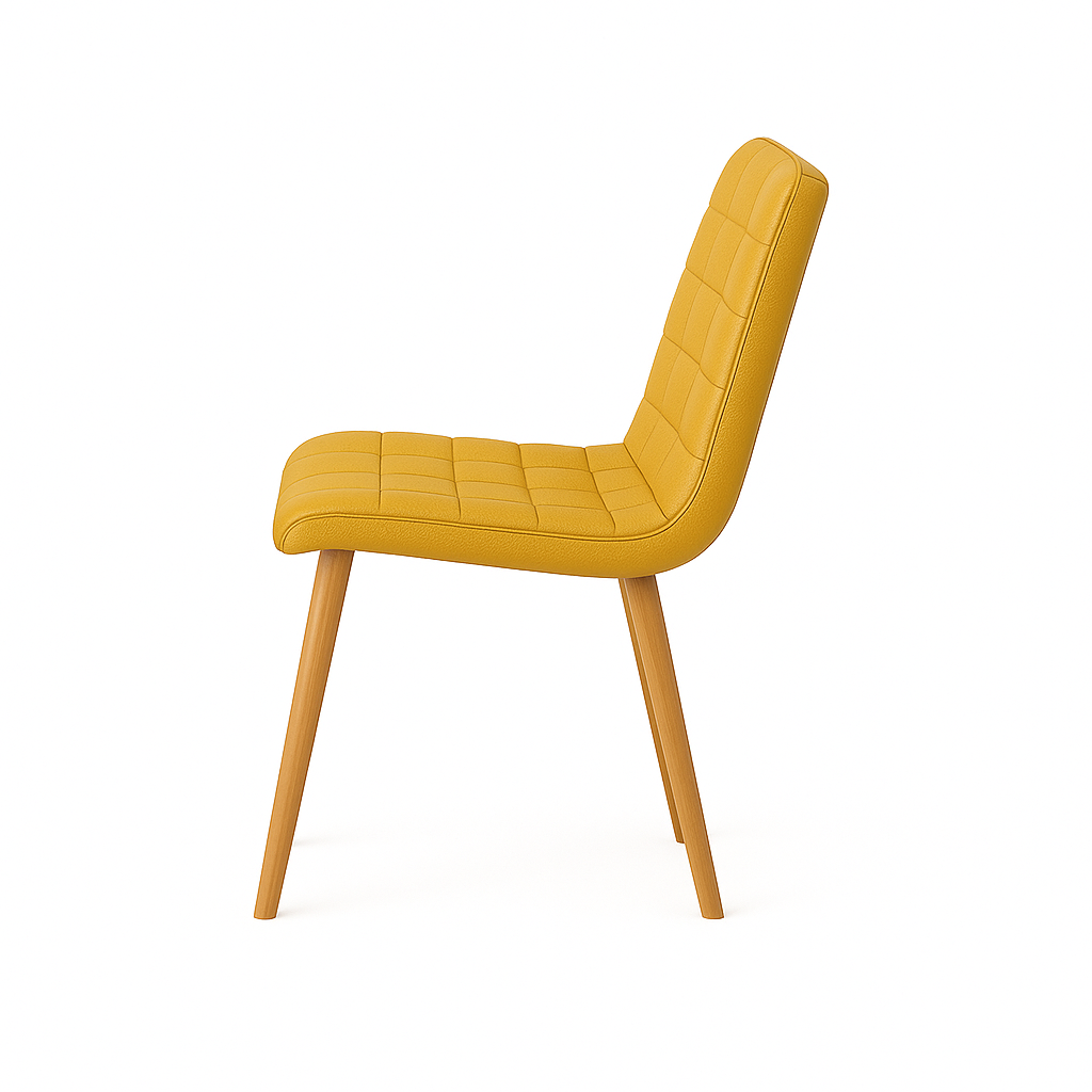 Scaun piele BEJ | model RIGA