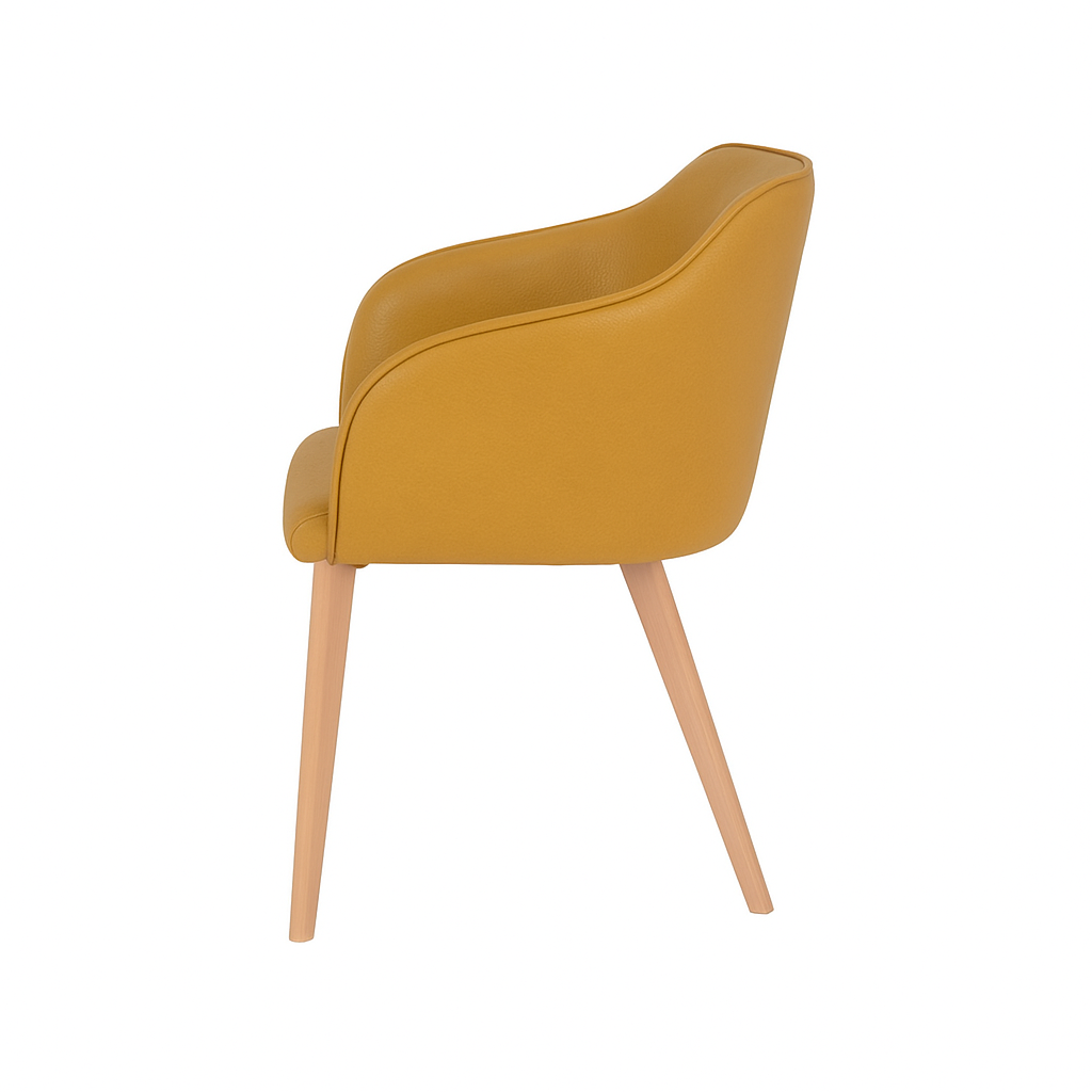 Scaun piele VERDE | model CROCO