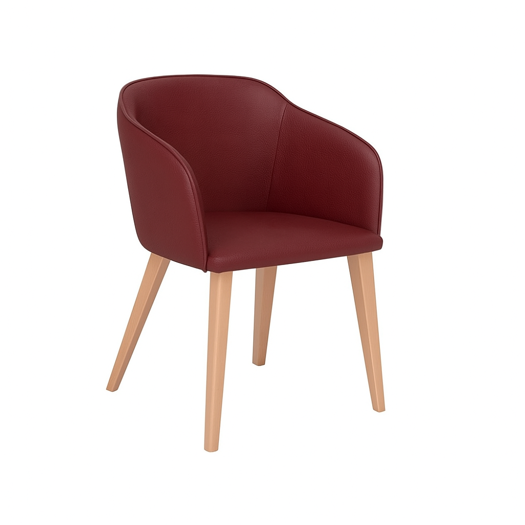 Scaun piele VERDE | model CROCO