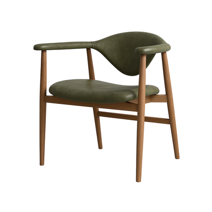 Scaun piele VERDE | model MIRCEA