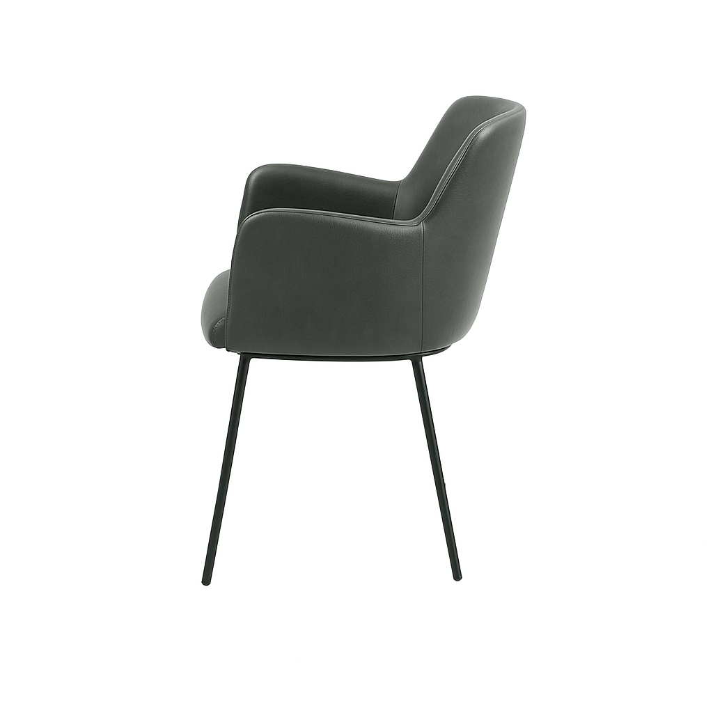 Scaun piele VERDE | model SIGMA